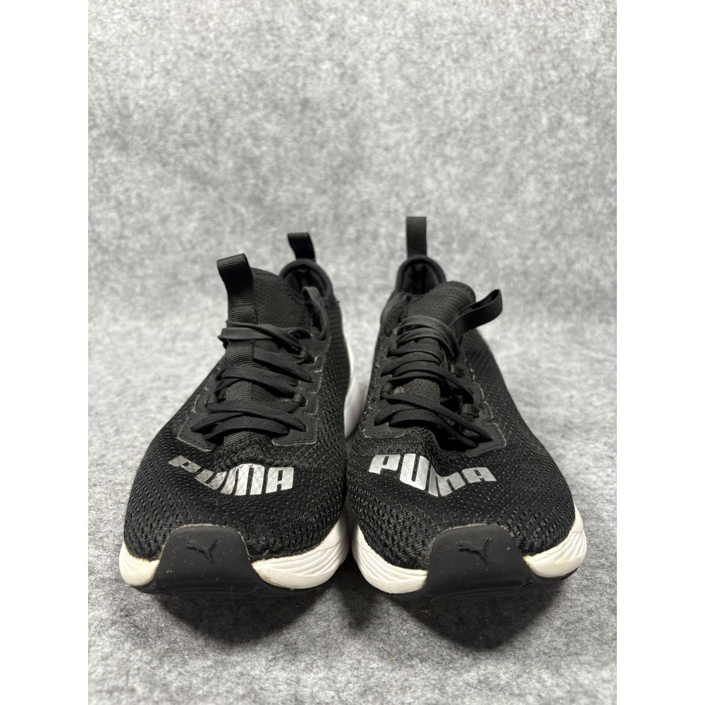 Puma Cell Vive Clean Womens Running Shoes Black Silver 195425-01 Size 8.5